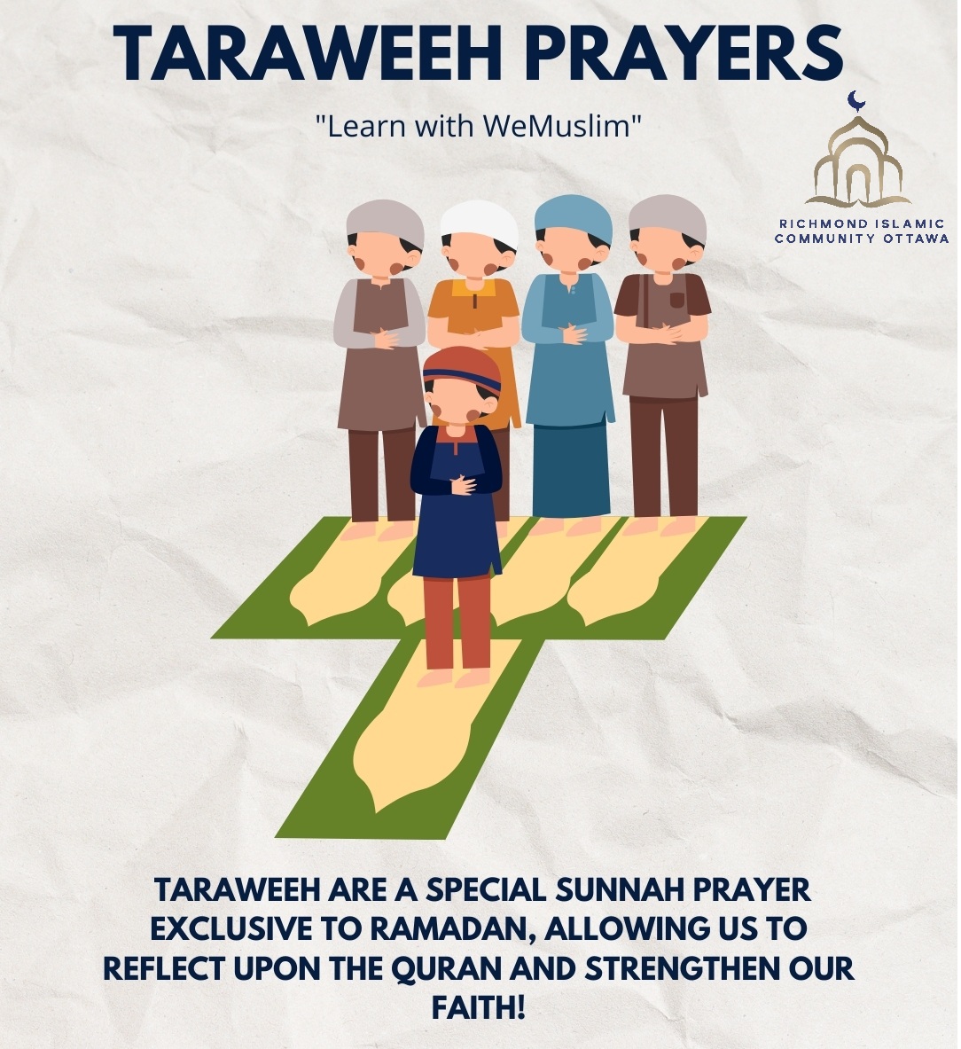 Ramadan 2024: Taraweeh at Richmond Islamic Community