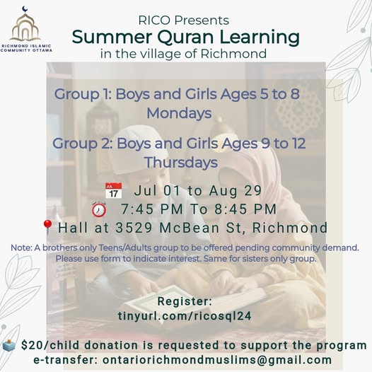 Summer Quran Learning Program